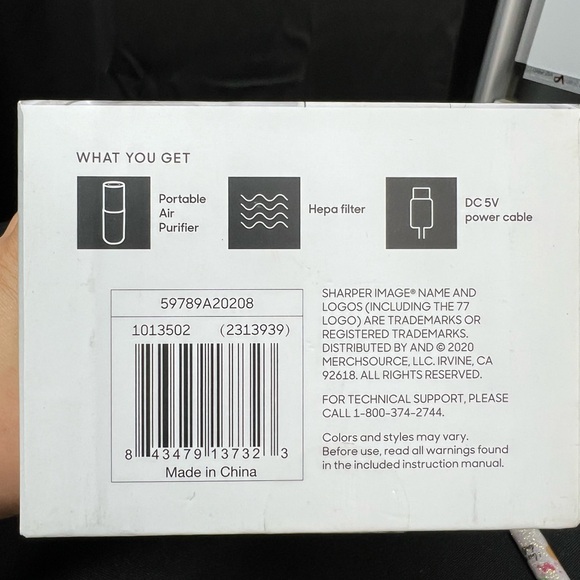 New Sharper Image Portable Air Purifier - Picture 3 of 3